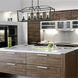 Mercer 5 Light 38 inch Matte Black Linear Pendant Ceiling Light